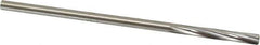 Made in USA - 13/64" High Speed Steel 6 Flute Chucking Reamer - Spiral Flute, 0.1945" Straight Shank, 1-1/4" Flute Length, 5" OAL - Eagle Tool & Supply