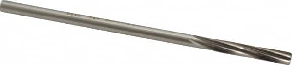 Made in USA - 7/32" High Speed Steel 6 Flute Chucking Reamer - Eagle Tool & Supply