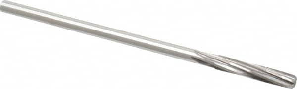 Made in USA - 9/32" High Speed Steel 6 Flute Chucking Reamer - Eagle Tool & Supply