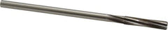 Made in USA - 5/16" High Speed Steel 6 Flute Chucking Reamer - Spiral Flute, 0.2792" Straight Shank, 1-1/2" Flute Length, 6" OAL - Eagle Tool & Supply