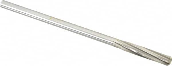 Made in USA - 23/64" High Speed Steel 6 Flute Chucking Reamer - Eagle Tool & Supply