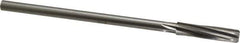 Made in USA - 25/64" High Speed Steel 6 Flute Chucking Reamer - Spiral Flute, 0.3105" Straight Shank, 1-3/4" Flute Length, 7" OAL - Eagle Tool & Supply