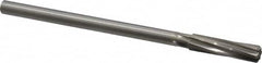 Made in USA - 7/16" High Speed Steel 6 Flute Chucking Reamer - Eagle Tool & Supply