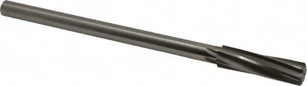 Made in USA - 15/32" High Speed Steel 6 Flute Chucking Reamer - Eagle Tool & Supply