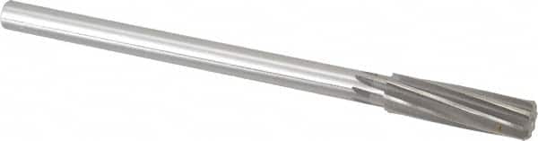 Made in USA - 9/16" High Speed Steel 8 Flute Chucking Reamer - Eagle Tool & Supply