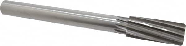 Made in USA - 1-1/4" High Speed Steel 10 Flute Chucking Reamer - Eagle Tool & Supply