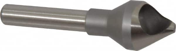 M.A. Ford - 9/16" Head Diam, 1/4" Shank Diam, 0 Flute 60° High Speed Steel Countersink - Eagle Tool & Supply