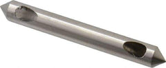 M.A. Ford - 3/16" Head Diam, 3/16" Shank Diam, 0 Flute 82° High Speed Steel Countersink - Bright Finish, 1-1/2" OAL, Single End, Straight Shank, Right Hand Cut - Eagle Tool & Supply