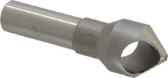 M.A. Ford - 13/16" Head Diam, 1/2" Shank Diam, 0 Flute 82° High Speed Steel Countersink - Bright Finish, 2-5/8" OAL, Single End, Straight Shank, Right Hand Cut - Eagle Tool & Supply