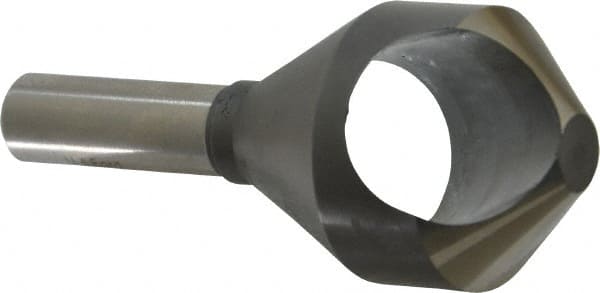 M.A. Ford - 1-1/2" Head Diam, 1/2" Shank Diam, 0 Flute 90° High Speed Steel Countersink - Eagle Tool & Supply