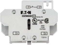 Eaton Cutler-Hammer - Starter Auxiliary Contact - For Use with 10-60A Contactors - Eagle Tool & Supply