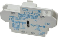 Eaton Cutler-Hammer - Starter Auxiliary Contact - For Use with 10-60A Contactors - Eagle Tool & Supply