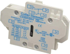 Eaton Cutler-Hammer - Starter Auxiliary Contact - For Use with 10-60A Contactors - Eagle Tool & Supply