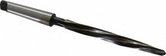 Interstate - 1/2" Reamer Diam, 5/16" Small End Diam, 2MT Morse Taper Shank, 5-1/8" Flute, Bridge Reamer - Eagle Tool & Supply