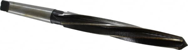 Interstate - 1-1/16" Reamer Diam, 13/16" Small End Diam, 3MT Morse Taper Shank, 7-3/8" Flute, Bridge Reamer - Eagle Tool & Supply