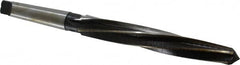 Interstate - 1-1/16" Reamer Diam, 13/16" Small End Diam, 3MT Morse Taper Shank, 7-3/8" Flute, Bridge Reamer - Eagle Tool & Supply