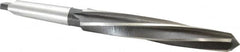 Interstate - 1-3/16" Reamer Diam, 59/64" Small End Diam, 3MT Morse Taper Shank, 7-3/8" Flute, Bridge Reamer - Eagle Tool & Supply