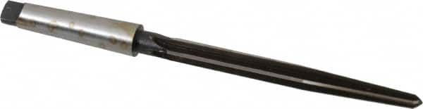 Interstate - 17/32" Reamer Diam, 11/32" Small End Diam, 2MT Morse Taper Shank, 5-1/8" Flute, Bridge Reamer - Eagle Tool & Supply
