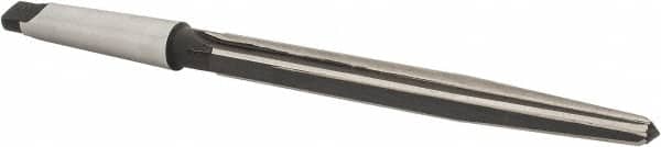 Interstate - 5/8" Reamer Diam, 25/64" Small End Diam, 2MT Morse Taper Shank, 6-1/8" Flute, Bridge Reamer - Eagle Tool & Supply