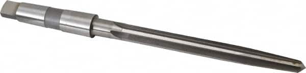 Interstate - 11/16" Reamer Diam, 13/32" Small End Diam, 3MT Morse Taper Shank, 6-1/8" Flute, Bridge Reamer - Eagle Tool & Supply
