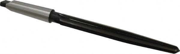 Interstate - 13/16" Reamer Diam, 35/64" Small End Diam, 3MT Morse Taper Shank, 7-3/8" Flute, Bridge Reamer - Eagle Tool & Supply