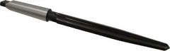 Interstate - 13/16" Reamer Diam, 35/64" Small End Diam, 3MT Morse Taper Shank, 7-3/8" Flute, Bridge Reamer - Eagle Tool & Supply