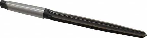 Interstate - 7/8" Reamer Diam, 39/64" Small End Diam, 3MT Morse Taper Shank, 7-3/8" Flute, Bridge Reamer - Eagle Tool & Supply