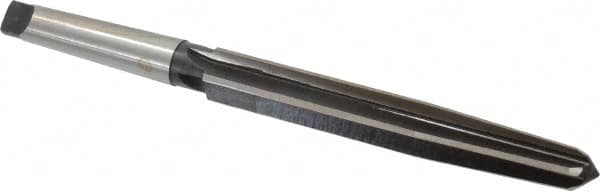Interstate - 1-1/8" Reamer Diam, 55/64" Small End Diam, 3MT Morse Taper Shank, 7-3/8" Flute, Bridge Reamer - Eagle Tool & Supply
