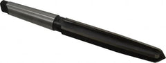 Interstate - 1-3/8" Reamer Diam, 1-1/8" Small End Diam, 4MT Morse Taper Shank, 7-3/8" Flute, Bridge Reamer - Eagle Tool & Supply