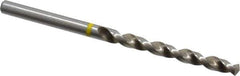 Accupro - #16 130° Vanadium High Speed Steel Jobber Drill - Bright Finish, Right Hand Cut, Spiral Flute, Straight Shank, 80mm OAL, Split Point - Eagle Tool & Supply
