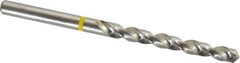 Accupro - 13/64" 130° Vanadium High Speed Steel Jobber Drill - Bright Finish, Right Hand Cut, Spiral Flute, Straight Shank, 86mm OAL, Split Point - Eagle Tool & Supply