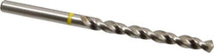 Accupro - 7/32" 130° Vanadium High Speed Steel Jobber Drill - Bright Finish, Right Hand Cut, Spiral Flute, Straight Shank, 93mm OAL, Split Point - Eagle Tool & Supply