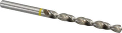 Accupro - 17/64" 130° Vanadium High Speed Steel Jobber Drill - Bright Finish, Right Hand Cut, Spiral Flute, Straight Shank, 109mm OAL, Split Point - Eagle Tool & Supply