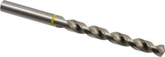 Accupro - Letter Q 130° Vanadium High Speed Steel Jobber Drill - Bright Finish, Right Hand Cut, Spiral Flute, Straight Shank, 117mm OAL, Split Point - Eagle Tool & Supply