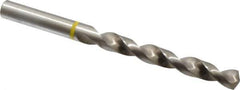Accupro - 25/64" 130° Vanadium High Speed Steel Jobber Drill - Bright Finish, Right Hand Cut, Spiral Flute, Straight Shank, 133mm OAL, Split Point - Eagle Tool & Supply