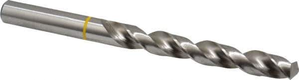 Accupro - 12mm 130° Vanadium High Speed Steel Jobber Drill - Bright Finish, Right Hand Cut, Spiral Flute, Straight Shank, 151mm OAL, Split Point - Eagle Tool & Supply