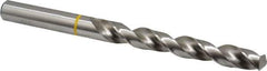 Accupro - 12mm 130° Vanadium High Speed Steel Jobber Drill - Bright Finish, Right Hand Cut, Spiral Flute, Straight Shank, 151mm OAL, Split Point - Eagle Tool & Supply
