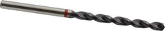 Accupro - 3.7mm 135° Cobalt Jobber Drill - TiAlN Finish, Right Hand Cut, Spiral Flute, Straight Shank, 70mm OAL, UX Point - Eagle Tool & Supply
