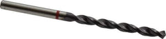 Accupro - 4.2mm 135° Cobalt Jobber Drill - TiAlN Finish, Right Hand Cut, Spiral Flute, Straight Shank, 75mm OAL, UX Point - Eagle Tool & Supply