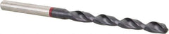 Accupro - 3/16" 135° Cobalt Jobber Drill - TiAlN Finish, Right Hand Cut, Spiral Flute, Straight Shank, 86mm OAL, UX Point - Eagle Tool & Supply