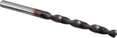 Accupro - 6.8mm 135° Cobalt Jobber Drill - TiAlN Finish, Right Hand Cut, Spiral Flute, Straight Shank, 109mm OAL, UX Point - Eagle Tool & Supply