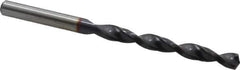 Accupro - 9/32" 135° Cobalt Jobber Drill - TiAlN Finish, Right Hand Cut, Spiral Flute, Straight Shank, 109mm OAL, UX Point - Eagle Tool & Supply