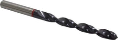 Accupro - 5/16" 135° Cobalt Jobber Drill - TiAlN Finish, Right Hand Cut, Spiral Flute, Straight Shank, 117mm OAL, UX Point - Eagle Tool & Supply