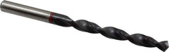 Accupro - 8mm 135° Cobalt Jobber Drill - TiAlN Finish, Right Hand Cut, Spiral Flute, Straight Shank, 117mm OAL, UX Point - Eagle Tool & Supply
