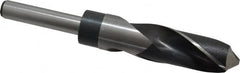 Hertel - 61/64" Drill, 118° Point, High Speed Steel Silver Deming & Reduced Shank Drill Bit - Eagle Tool & Supply