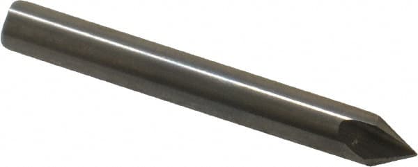 Hertel - 3/16" Head Diam, 3/16" Shank Diam, 3 Flute 60° Solid Carbide Countersink - Eagle Tool & Supply