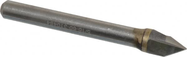 Hertel - 5/16" Head Diam, 1/4" Shank Diam, 3 Flute 60° Solid Carbide Countersink - Eagle Tool & Supply