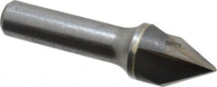 Hertel - 3/4" Head Diam, 1/2" Shank Diam, 3 Flute 60° Solid Carbide Countersink - Eagle Tool & Supply