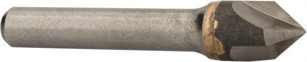Hertel - 1/2" Head Diam, 3/8" Shank Diam, 3 Flute 82° Solid Carbide Countersink - Eagle Tool & Supply