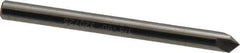 Hertel - 1/8" Head Diam, 1/8" Shank Diam, 3 Flute 90° Solid Carbide Countersink - Bright Finish, 1-1/2" OAL, Single End, Straight Shank, Right Hand Cut - Eagle Tool & Supply